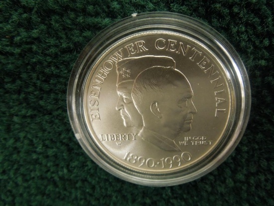 1990 Eisenhower Uncirculated Silver Dollar