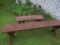 2 Wood benches