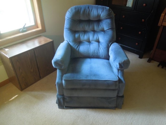 Blue Lazy Boy Recliner