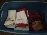 Tote of terry towels