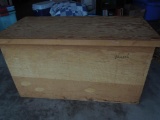 Wooden storage boxes with covers