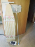 Ironing Board, Iron, and Mop