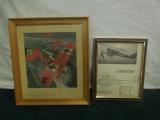 (2) Aviation Framed Pictures