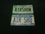 (2) Air Show Custom Licence Plates