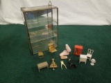 Miniatures with Glass Display Case