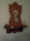 New Haven Ginger bread Kitchen Clock with Shelf and elephant and bell
