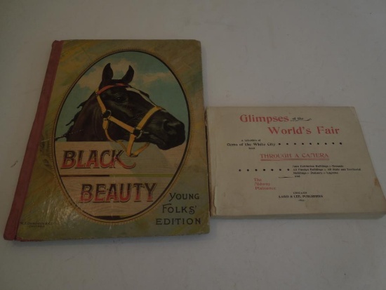 Glimpses of World Fair through a camera and Black Beauty Books