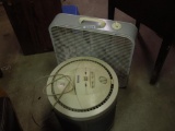 Box fan, air cleaner, oscillating fan