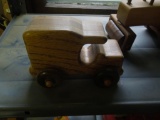 Wood bulldozer, steam roller, sm truck