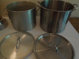 Stock pots with lids