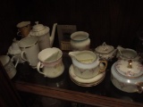 Fancy China (middle shelf in china hutch)