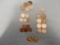 (4) Franklin Quarters, (8) State Quarters (3) Dimes, (2) Nickels, (5) Pennies, (2) Tokens, (1) Cinc