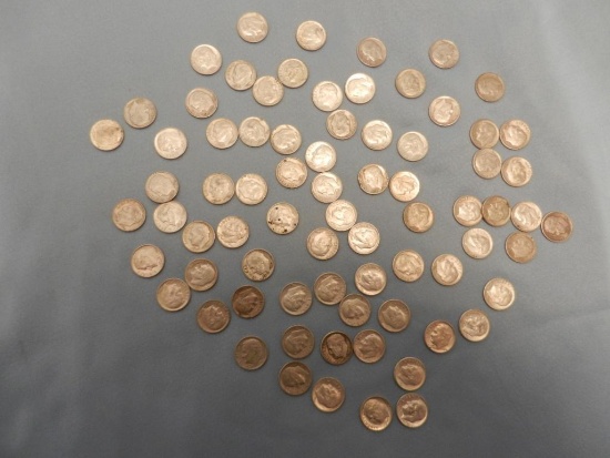 (75) 1960's Dimes