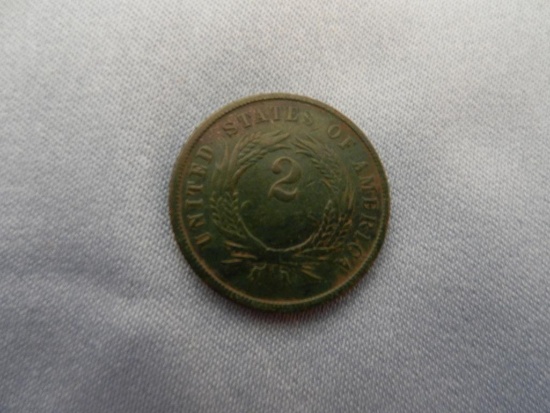 1864 2 cent