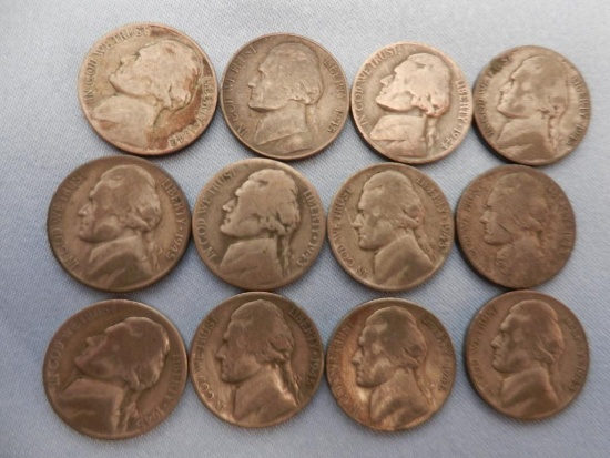 (12) War Nickels