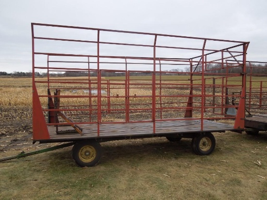 9 X 18 foot Square Bale Kicker Rack