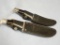 (2) Buck Knives with sheaths #119 10 1/2