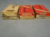 (2) Federal 9mm Luger 100 count and (1) Blazer 9mm Largo 45 count ammo