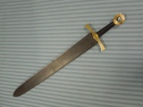 Fantasy Sword with leather sheath 35