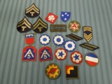 Original Army Patches from WW2 and Korean War