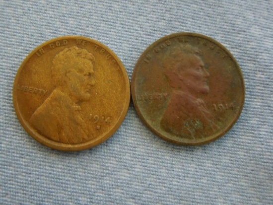 1914, 1914S Pennies