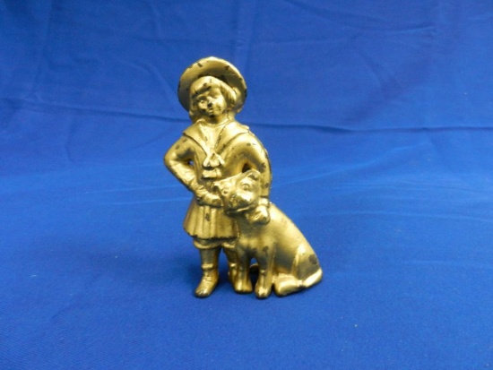 Child With Dog Coin Bank