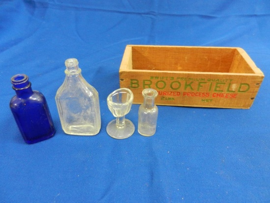 Brookfield Cheese Box (4) Glassware