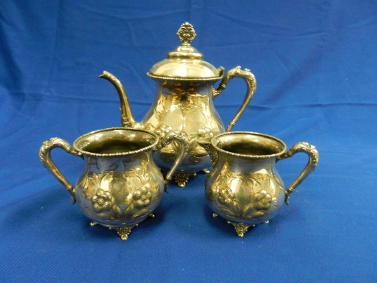 3 pc Silver plate Set
