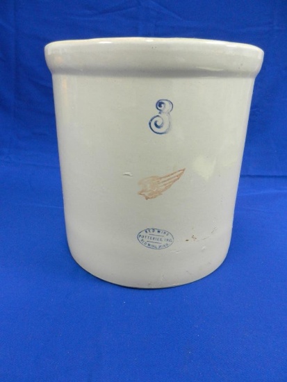 3 gal Red wing Crock, small wing small oval