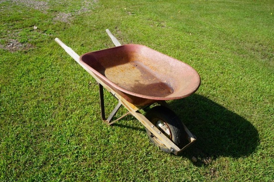 Metal Wheelbarrow