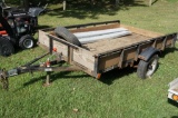 Triton 5 x 8 ft tilt bed metal 2 wheel trailer