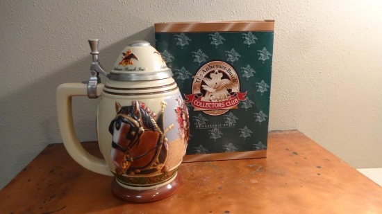 Anheuser-Busch Collectors Club 2001 Membership Beer Stein