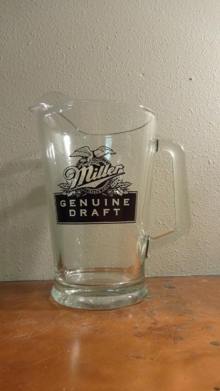 Miller Genuine Draft 9 inch Beer Pitcher