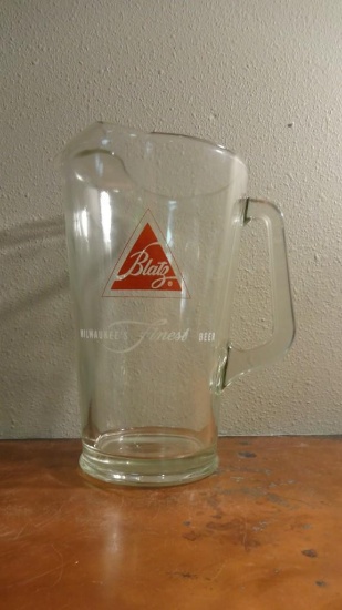 Blatz Milwaukee's Finest Beer 9.6 inch tall Beer Pitcher