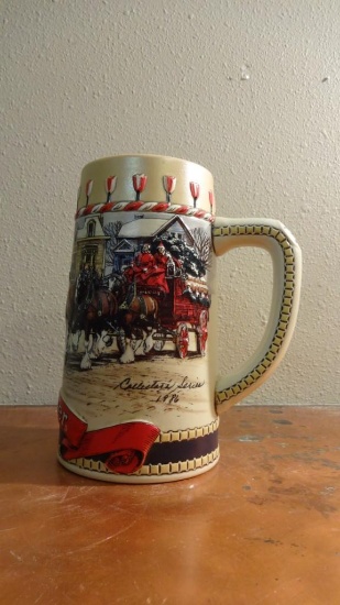 1986 Budweiser Clydesdales Beer Stein