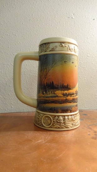 "Welcome to Paradise" Miller Brewing Ducks Unlimited Terry Redlin Collection Stein