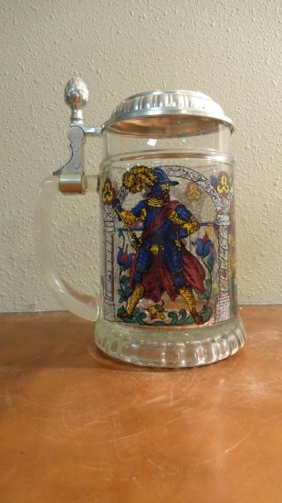 W German Glass Stein