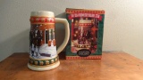1994 Budweiser Hometown Holiday Clydesdales Beer Stein