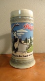 Hamm's Refreshing as the Land of Sky Blue Waters Beer Stein