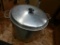 Aluminum pot with cover, galvanized boiler, 2 galvanized wash tubs