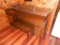 Baldwin Piano with bench and Brass light