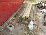 Pole and Assorted Lumber Pile