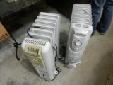 2 Electric radiators, heaters