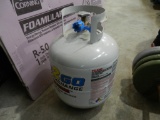 Full 20lb liquid propane tank