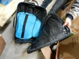 3 piece blue suitcase set