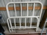 Single metal bed frame
