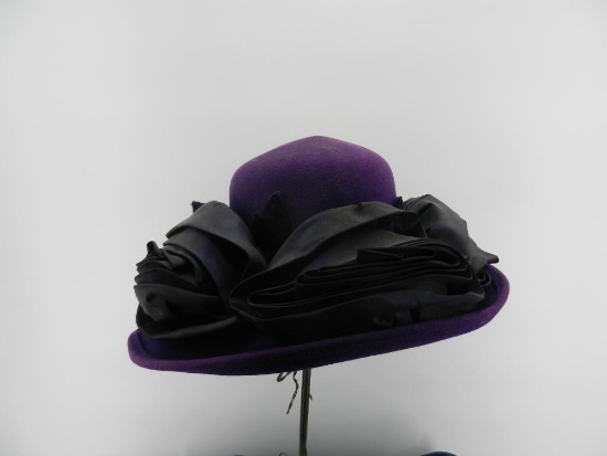 Ladies Purple Hat