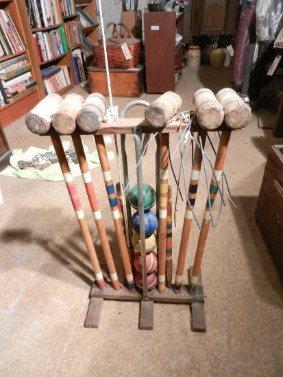 Croquet Set & Fishing Rod