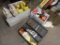 Tackle Box w/Chain Saw Equipment, Paint, Anti-Freeze