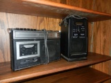 Panasonic AM FM/cassette tape player & Real Talk AM FM Radio cassette recorder
